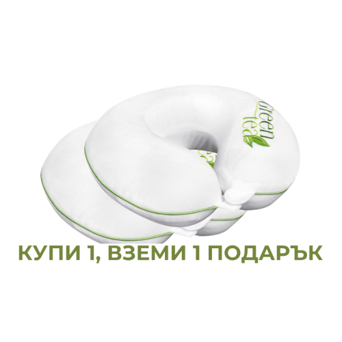 възглавница GREEN TEA TRAVEL 
