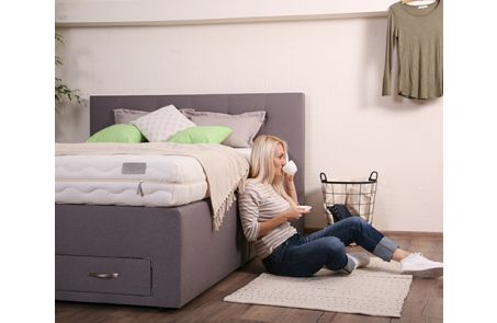 DIVA Bed Base with 3 drawers interior room