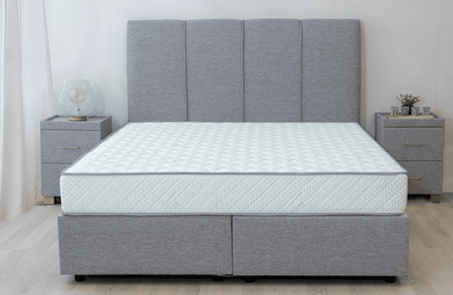 SILVER EXCLUSIVE two-sided mattress over the beautiful bed
