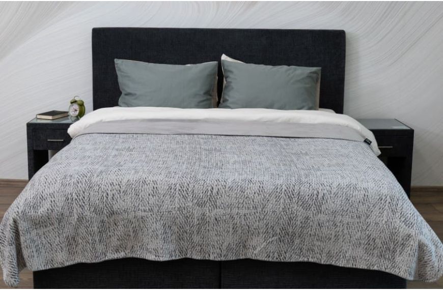 одеяло CHENNIL SHERPA - сив