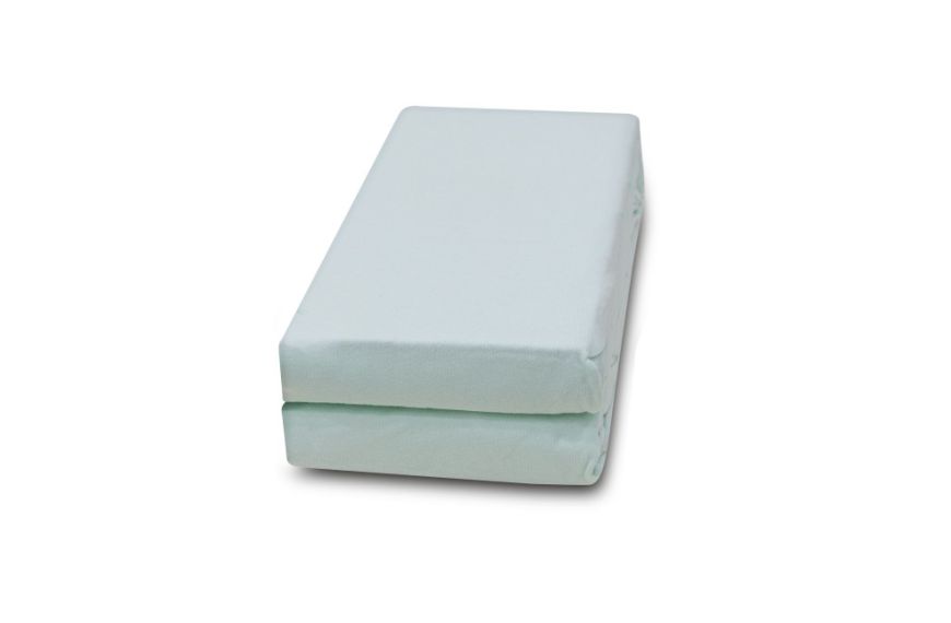 еластичен чаршаф с ластик JERSEY – аква минт