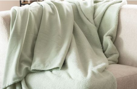 одеяло CHENNIL SHERPA - зелен 4