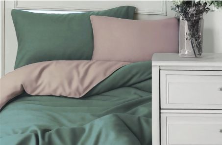 Bedding set SATIN - green